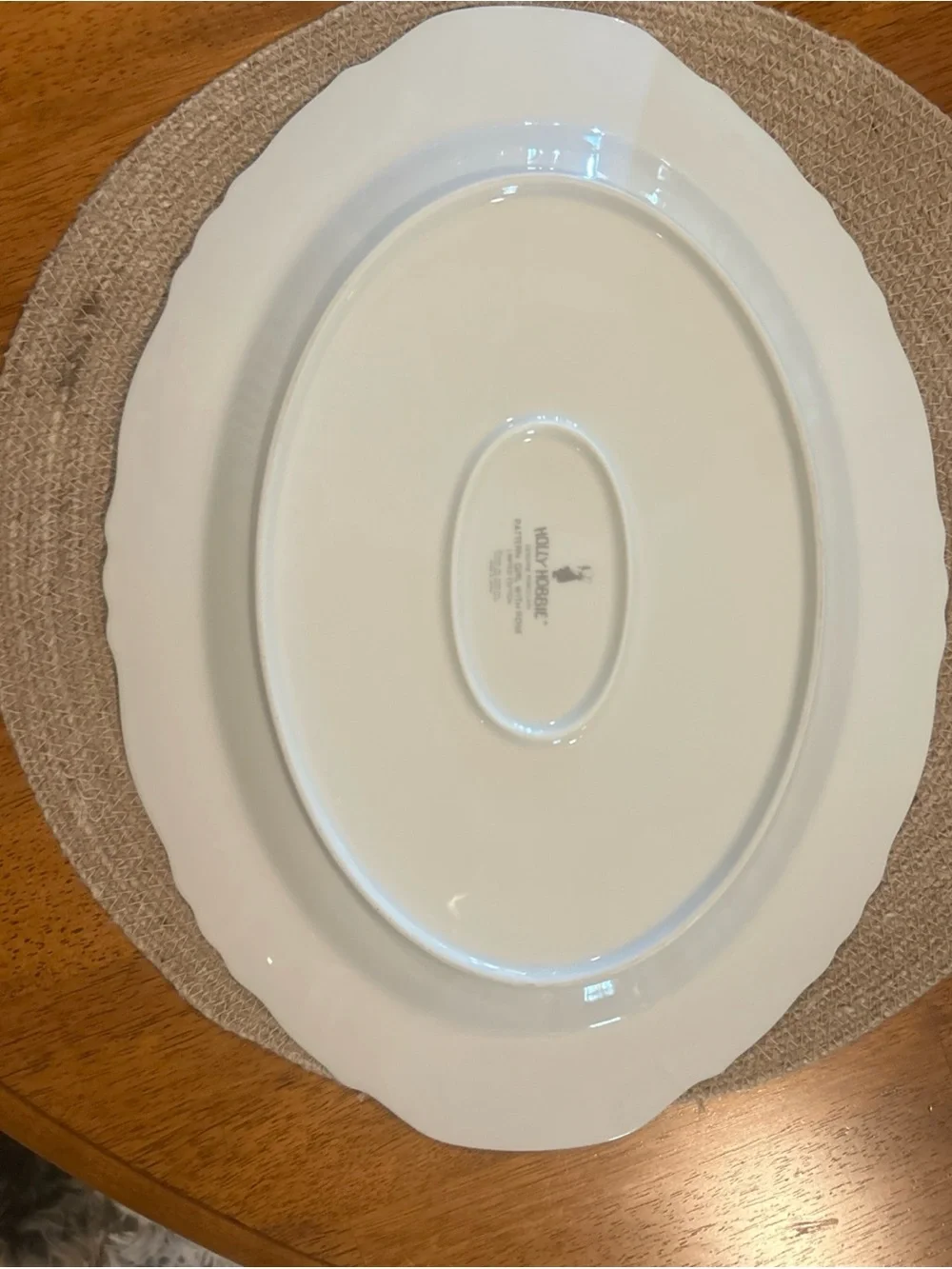 Vintage 1975 Holly Hobbie porcelain serving platter
